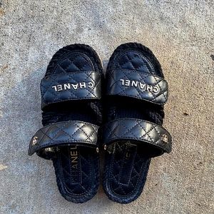 Chanel rope sandals